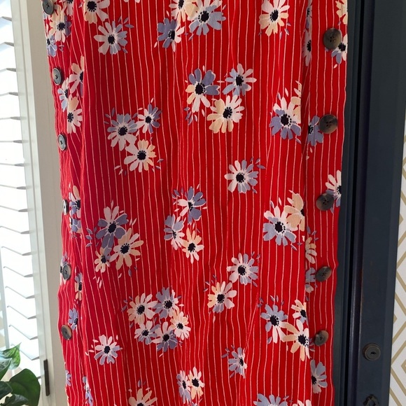 𝅺NEW Madewell Side-Button Skirt in Daisy Society Size 0 - Picture 7 of 7